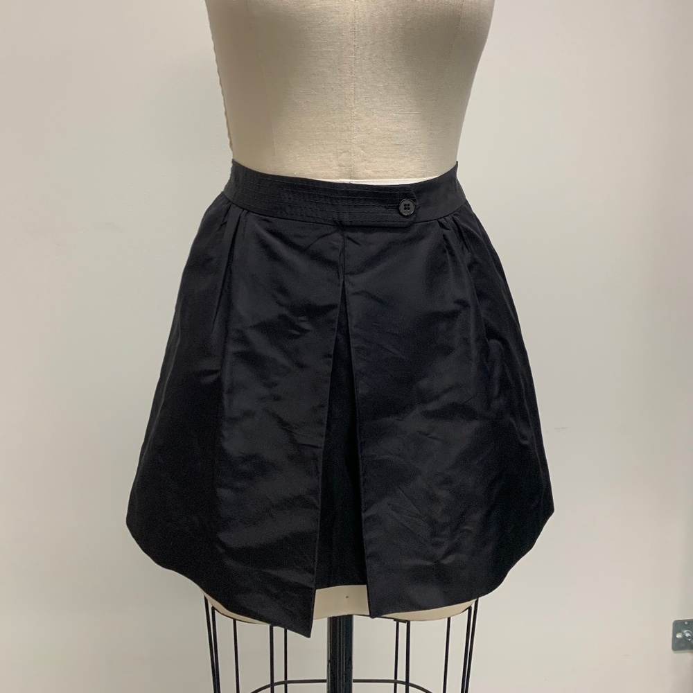 Stella McCartney Silk Taffeta Short Flared Skirt